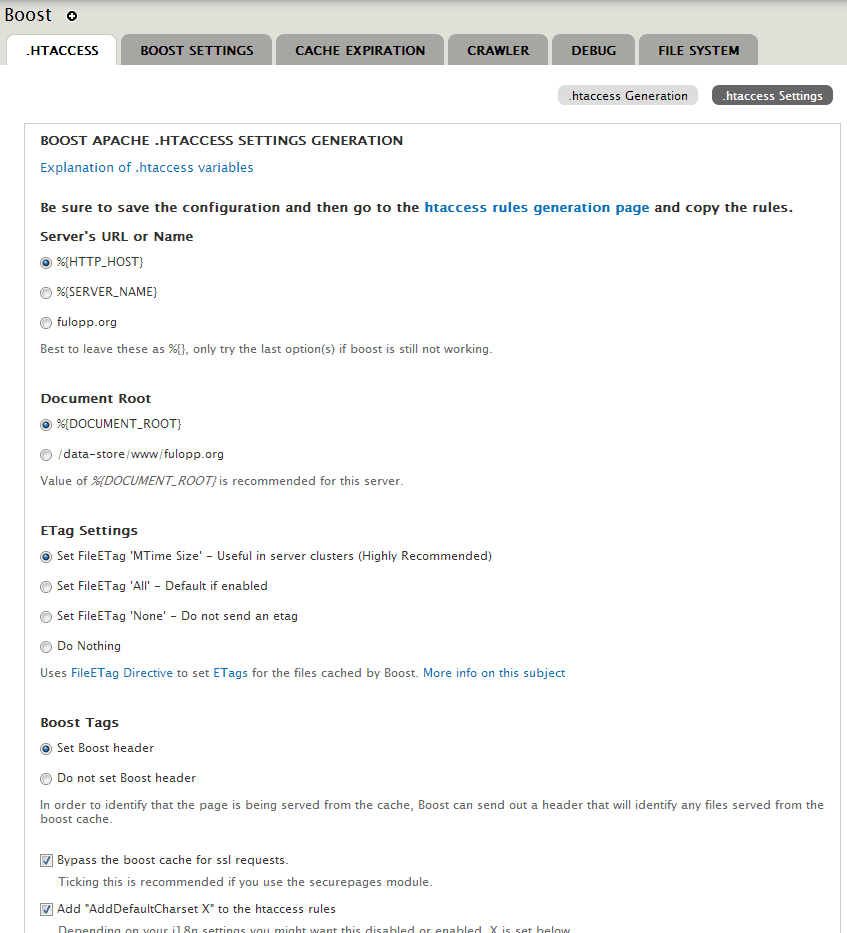 .htaccess settings .htaccess settings