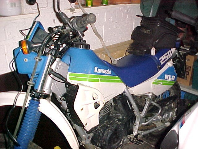 Kawasaki KLR 250, moja prvá motorka