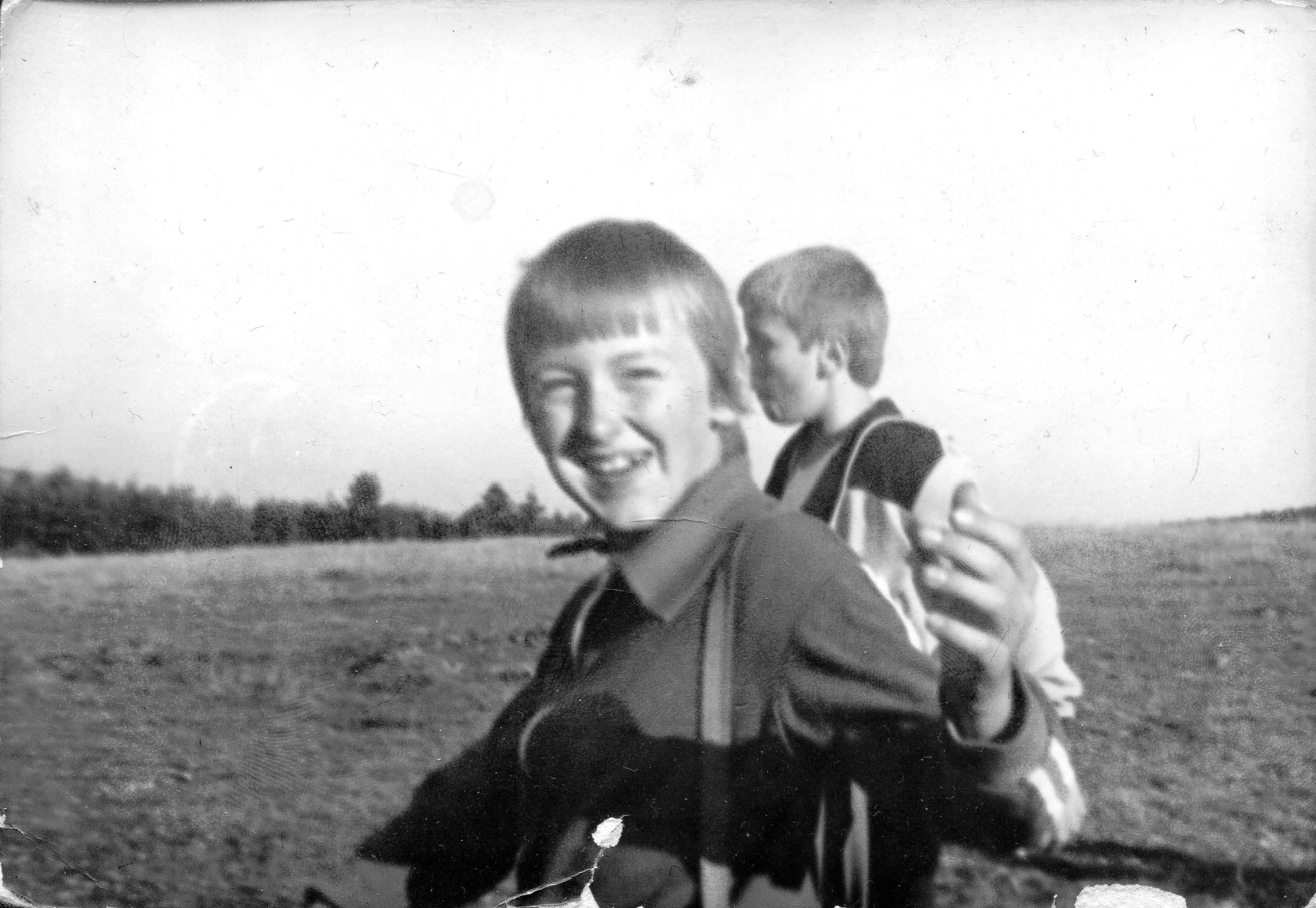 Running together since childhood Running together since childhood