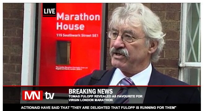 Screenshot from a flattering video by Marathon News. As someone commented, "be wary of the killer sprint" :-)