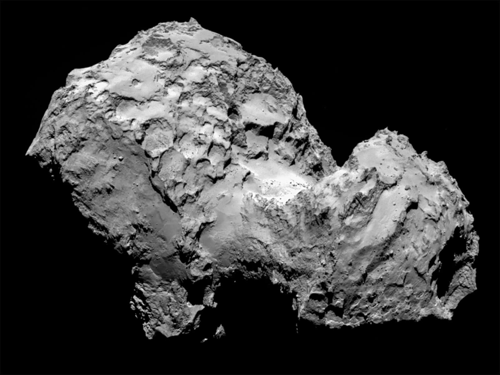 Comet 67P on 3. August 2014 (esa.int)